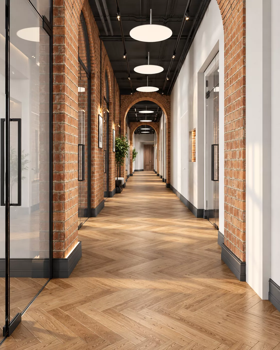 Design MOP torgovo-ofisnogo prostranstva in osobnyake.73 m²
