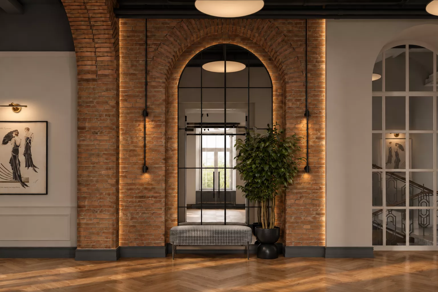 Design MOP torgovo-ofisnogo prostranstva in osobnyake.73 m²
