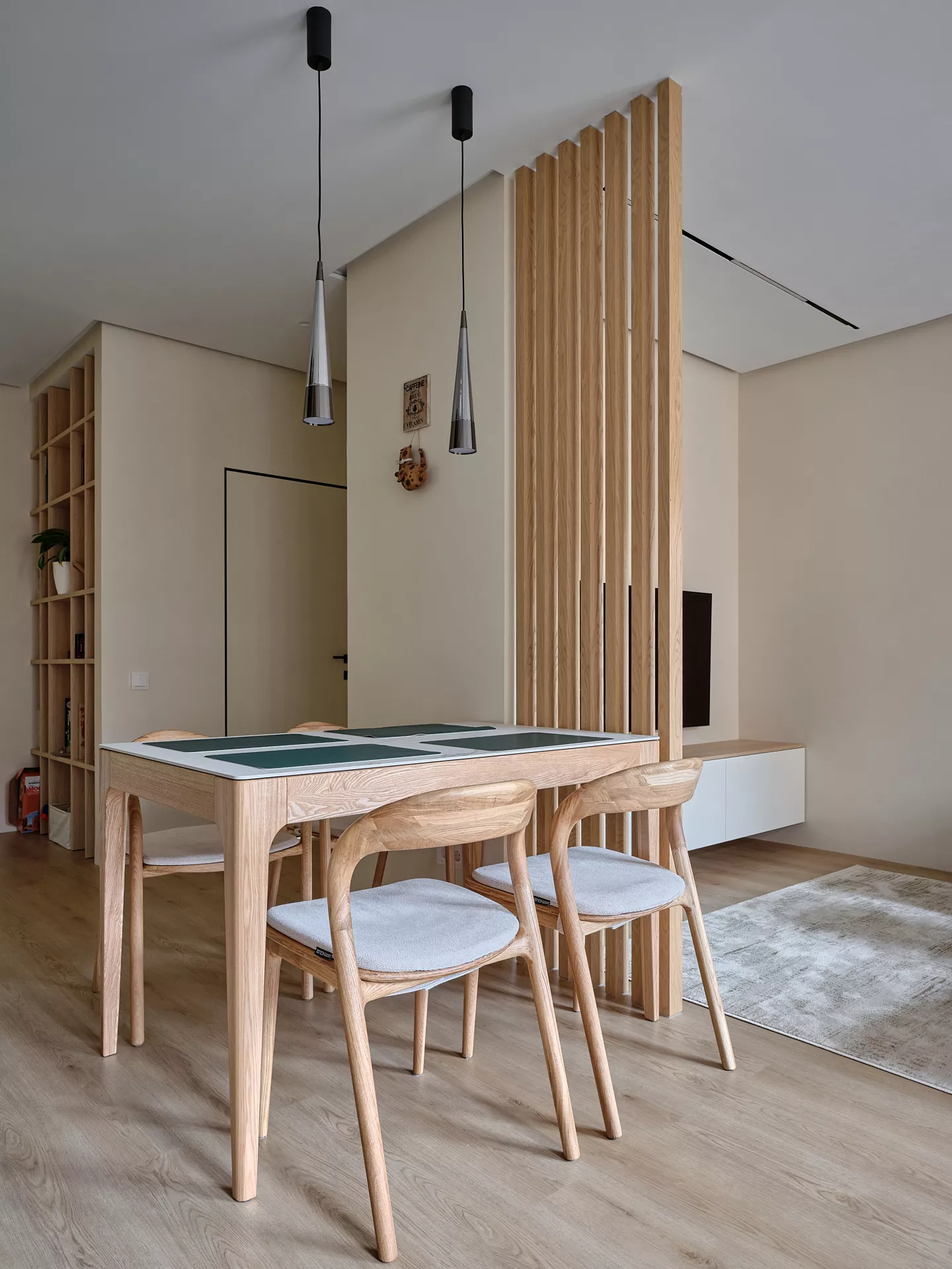 Apartment design project 73 m² — RC Opalikha — Kitchen-living