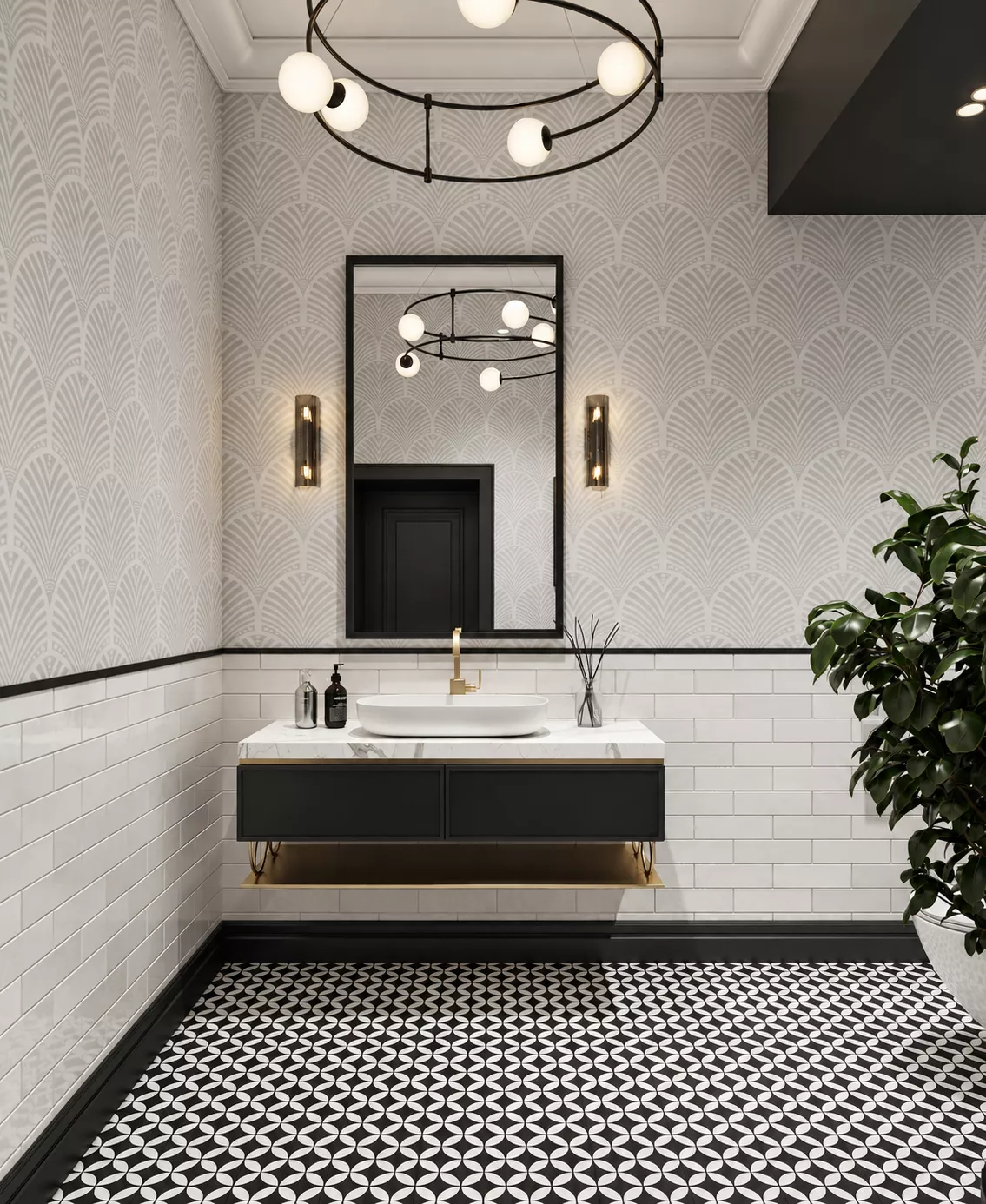 Design MOP torgovo-ofisnogo prostranstva in osobnyake.73 m² — Bathroom