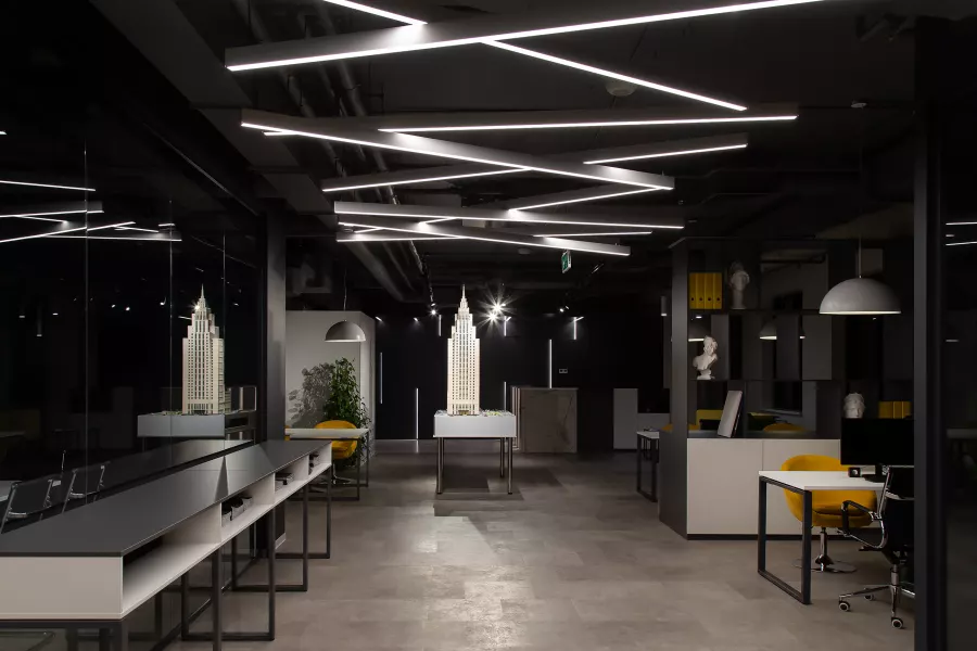 Дизайн офиса продаж 240 м² . Alcone Tower — Москва