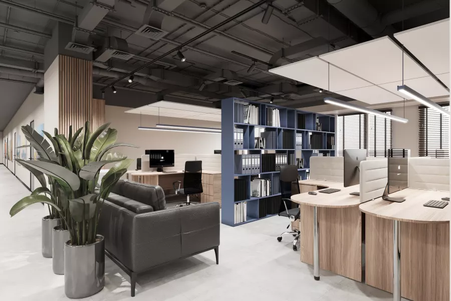 Office interior design 400 m². for kompani GRK — Moscow