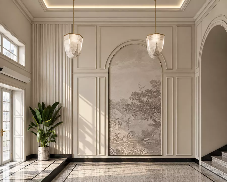 Design MOP torgovo-ofisnogo prostranstva in osobnyake.73 m² — Moscow