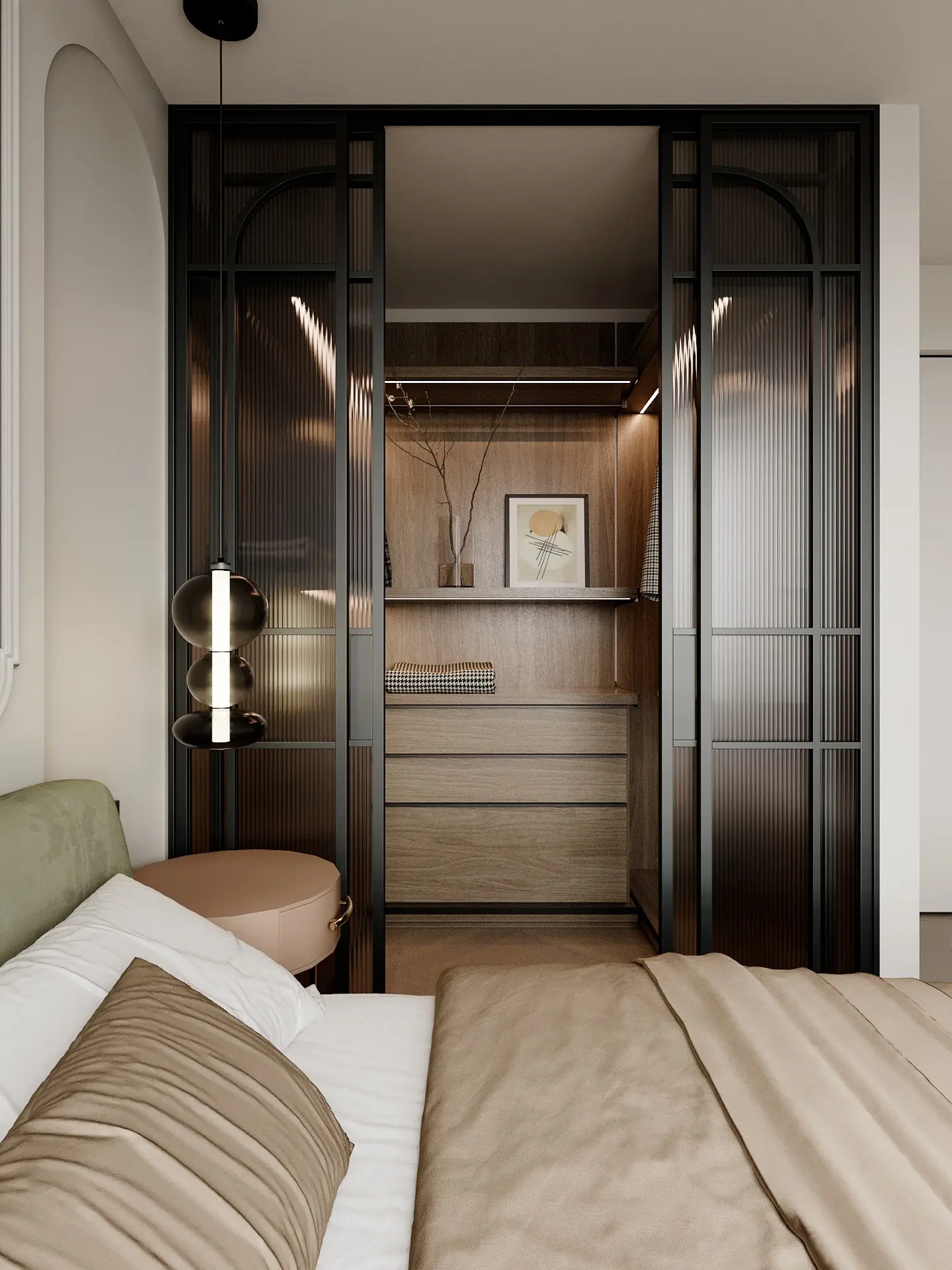 Design project of the apartment 60 m² LCD Luchi