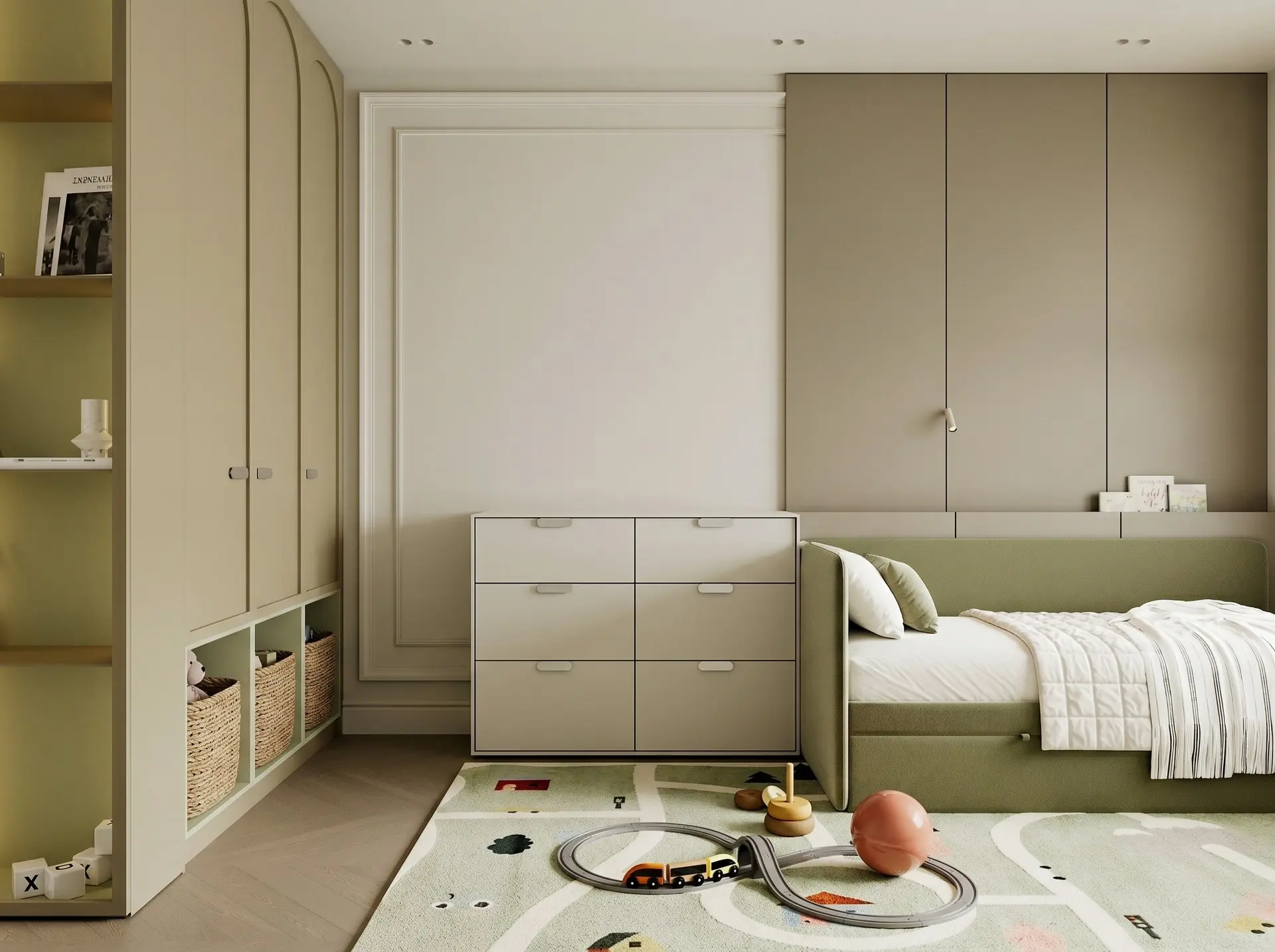 Дизайн-проект квартиры 60 м² ЖК Лучи