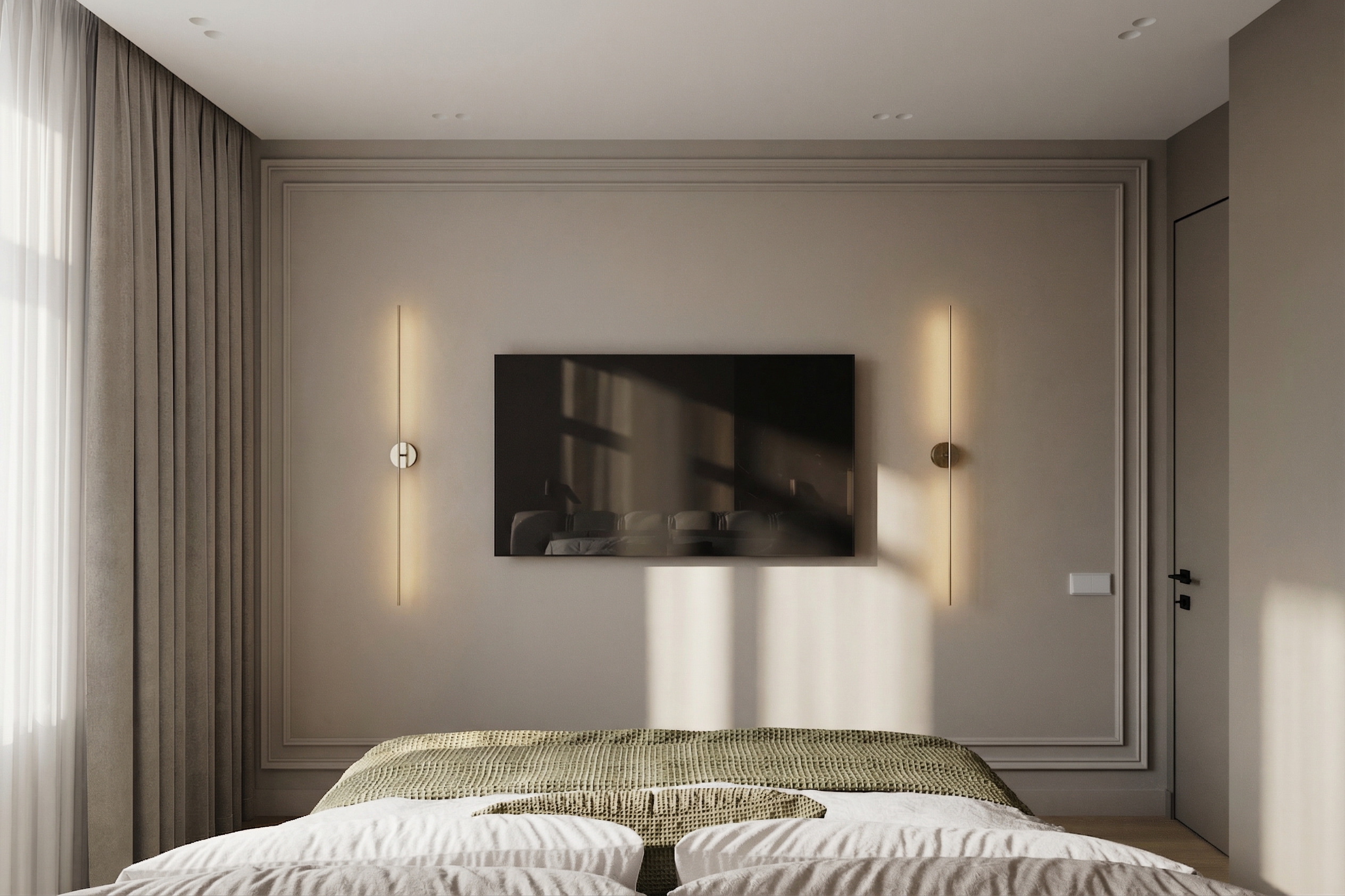 Design project of the apartment of 70 m² of the RC  Opalikha
