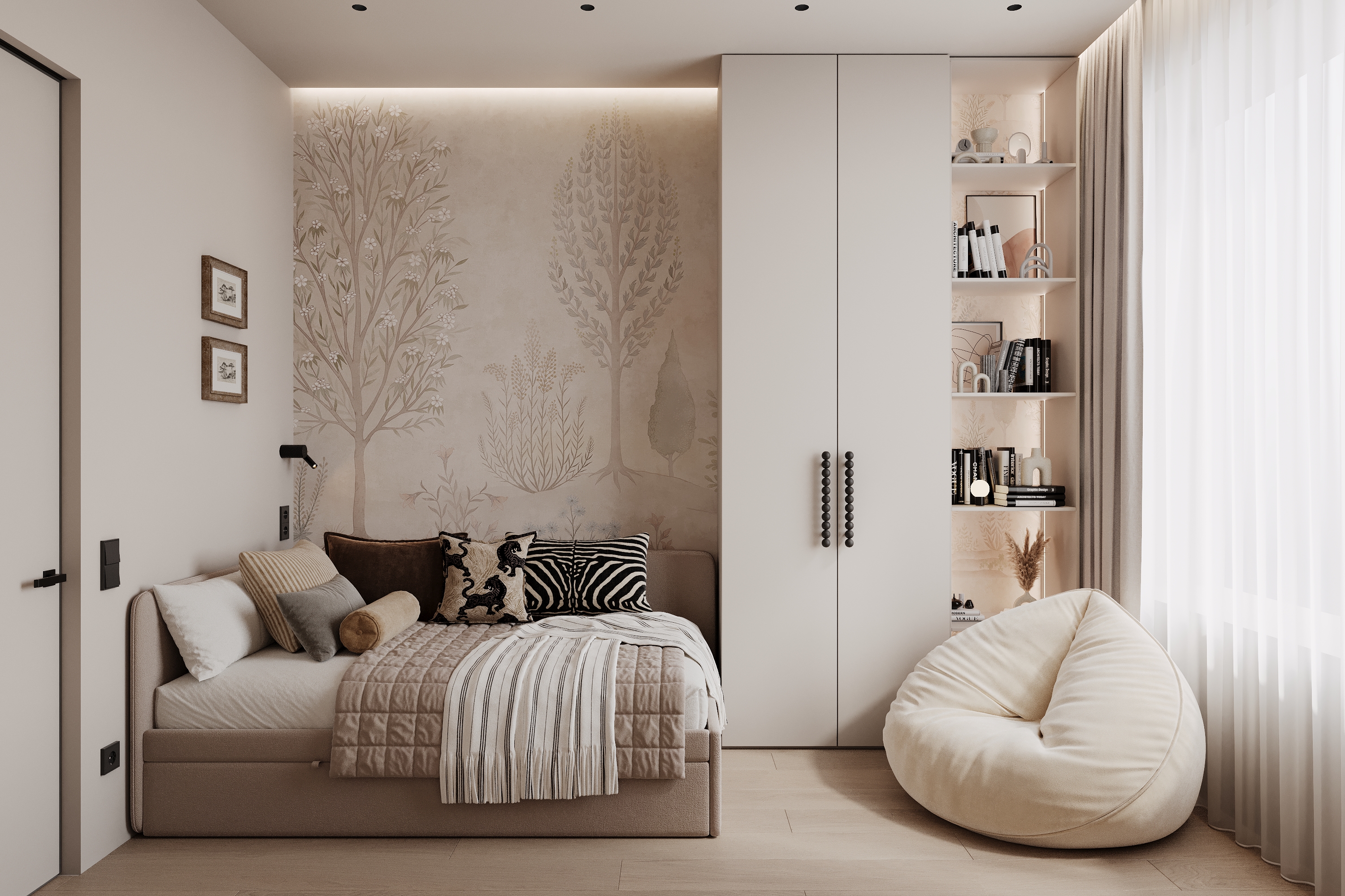 Дизайн квартиры 85 м² в ЖК Остров