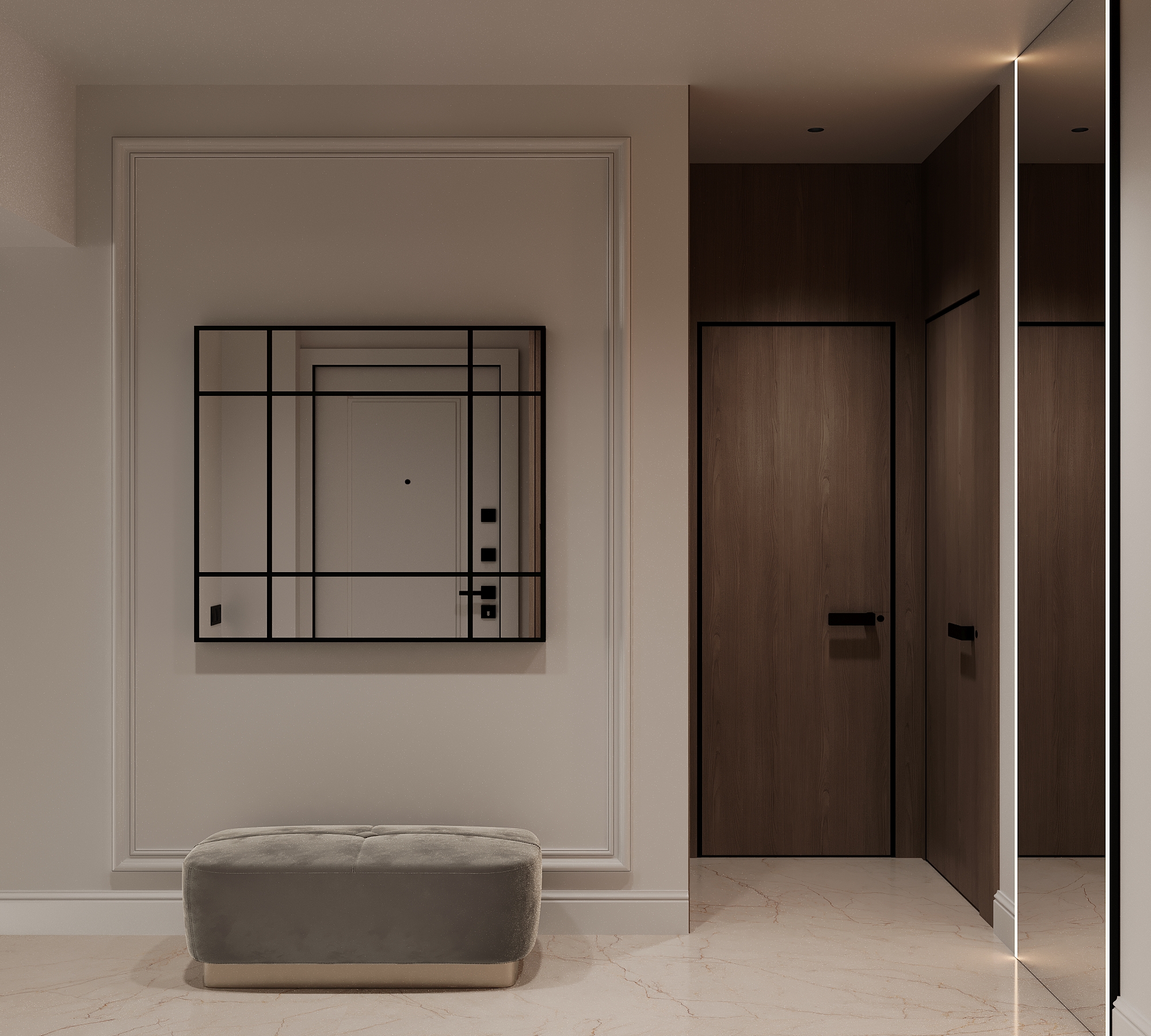 Design of a 120 m² apartment in Monaco