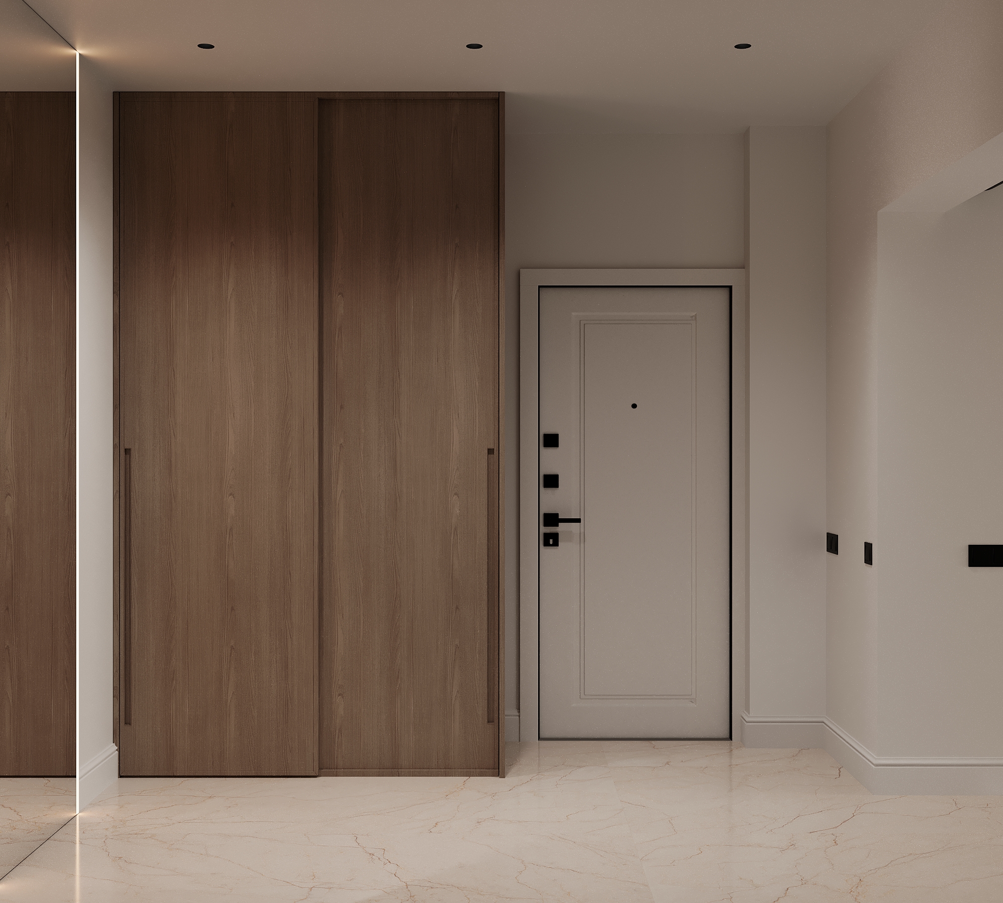 Design of a 120 m² apartment in Monaco