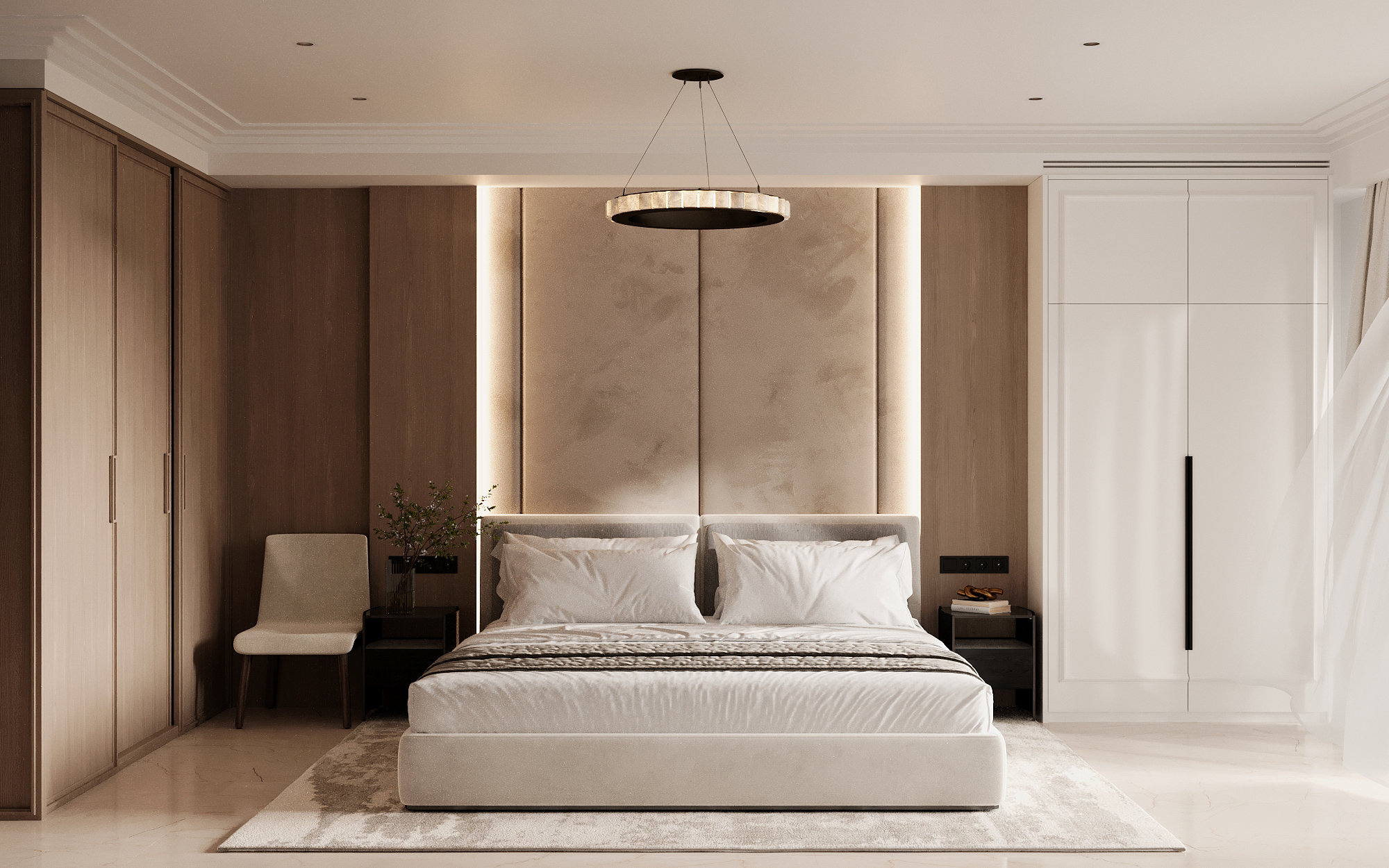 Design of a 120 m² apartment in Monaco