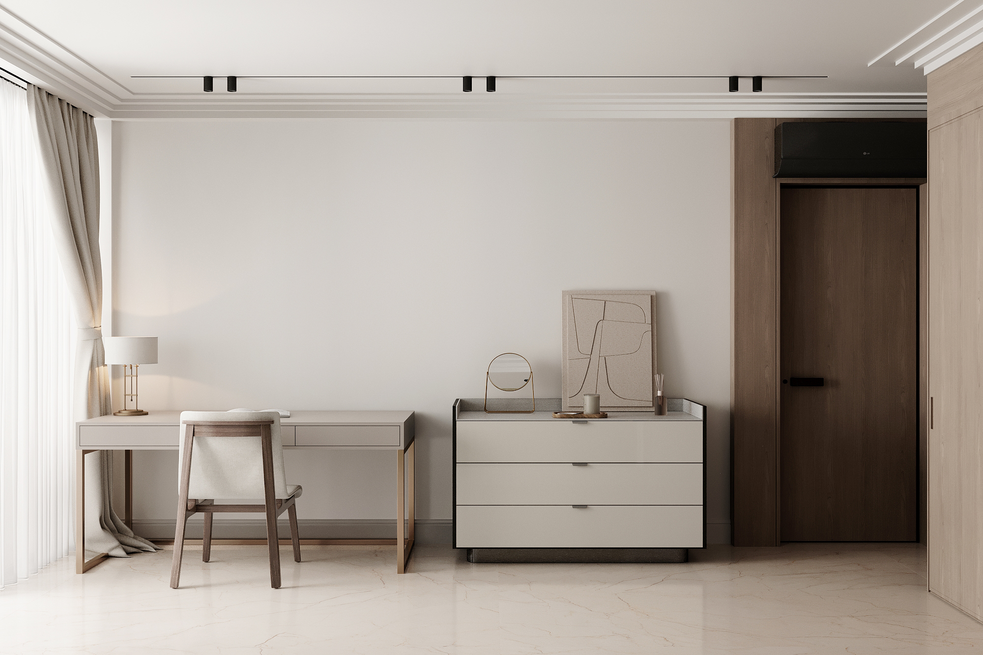 Design of a 120 m² apartment in Monaco