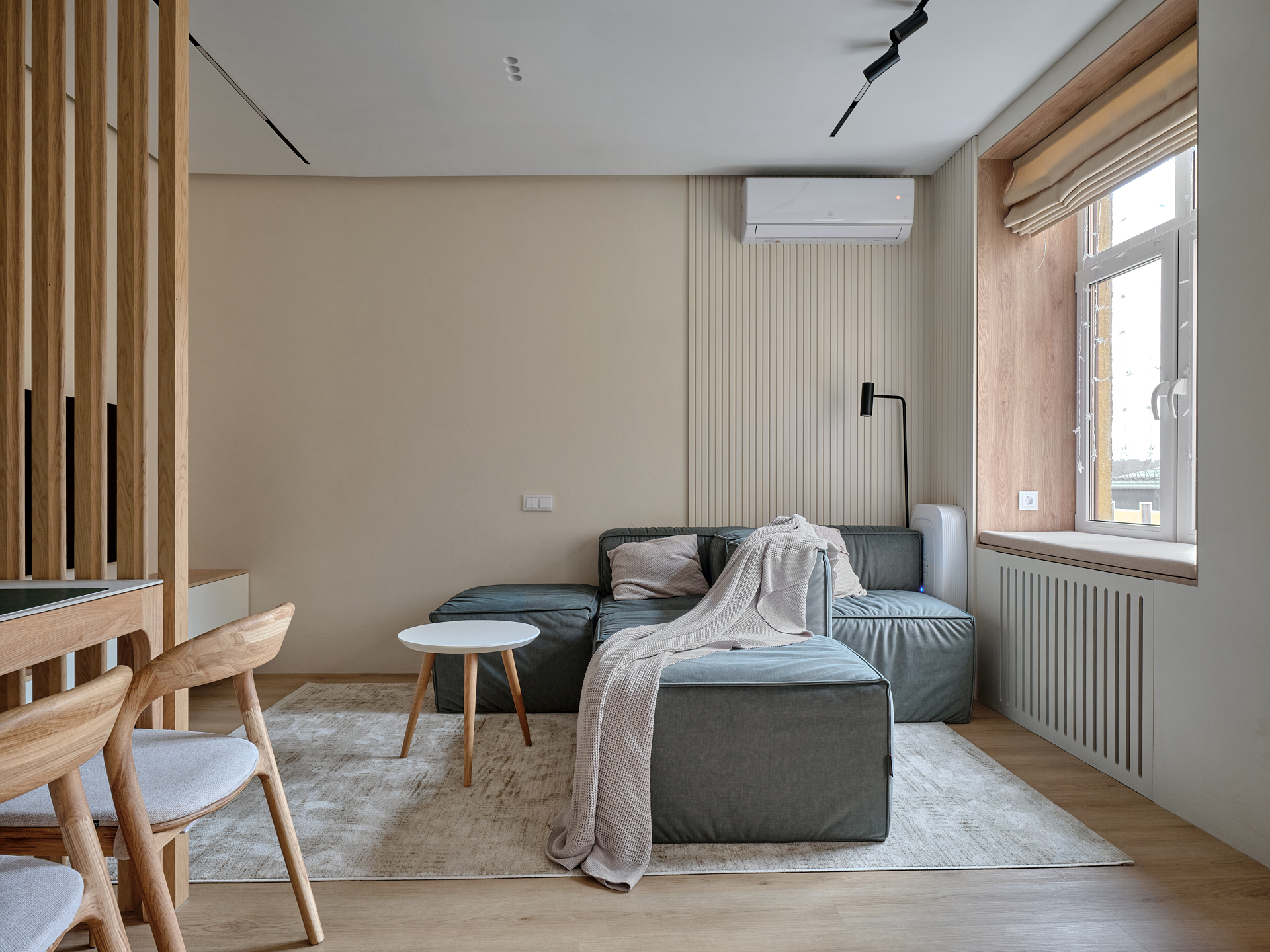 Design project of the apartment of 73 m². RC Opalikha