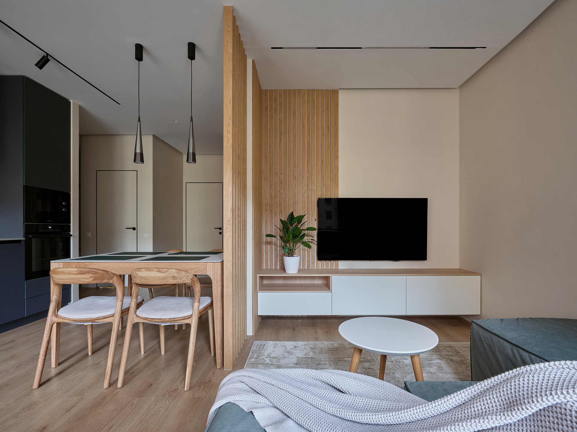 Design project of the apartment of 73 m². RC Opalikha