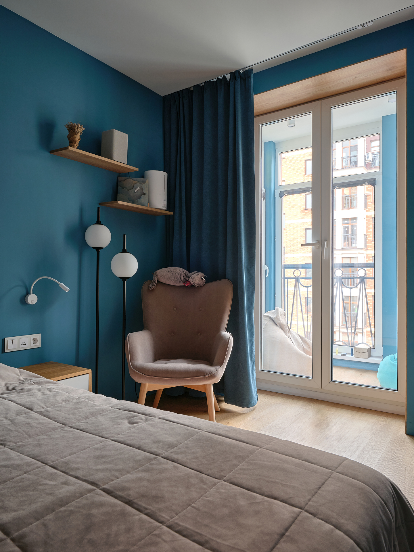 Design project of the apartment of 73 m². RC Opalikha
