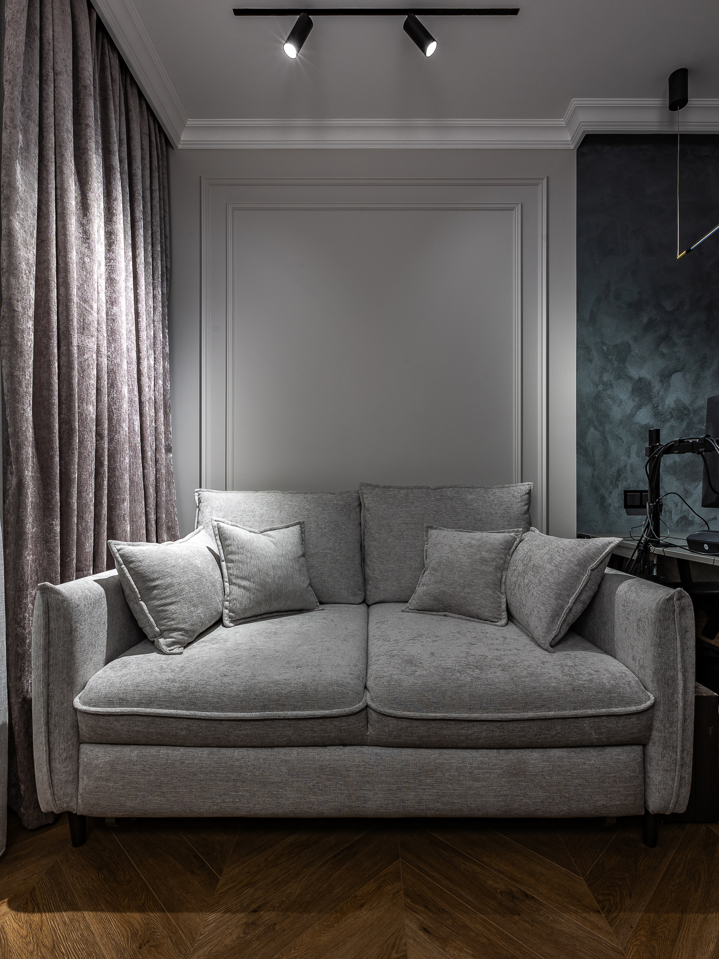 Design of an apartment of 80 m²  in Moscow. LCD Luchi