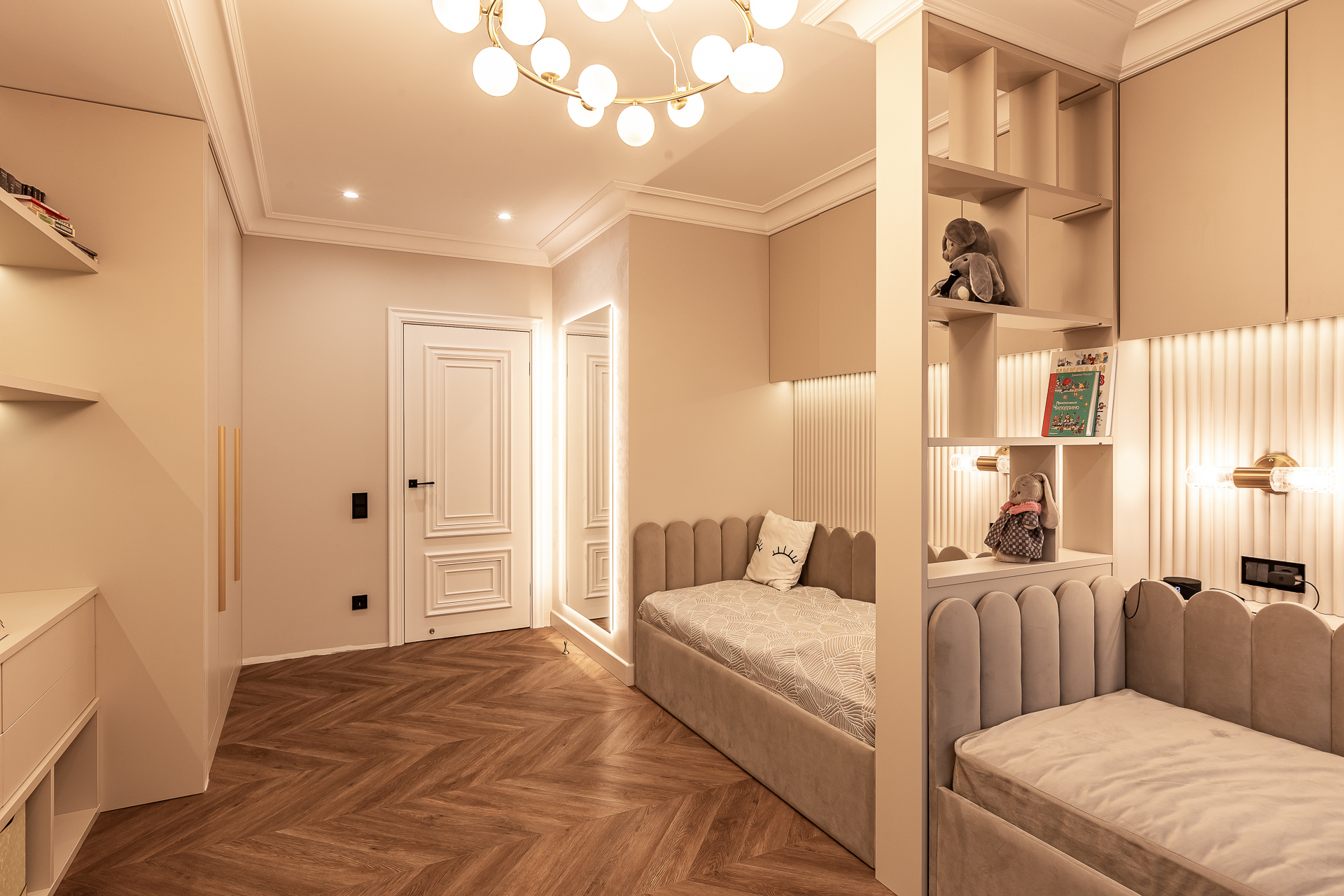 Design of an apartment of 80 m²  in Moscow. LCD Luchi