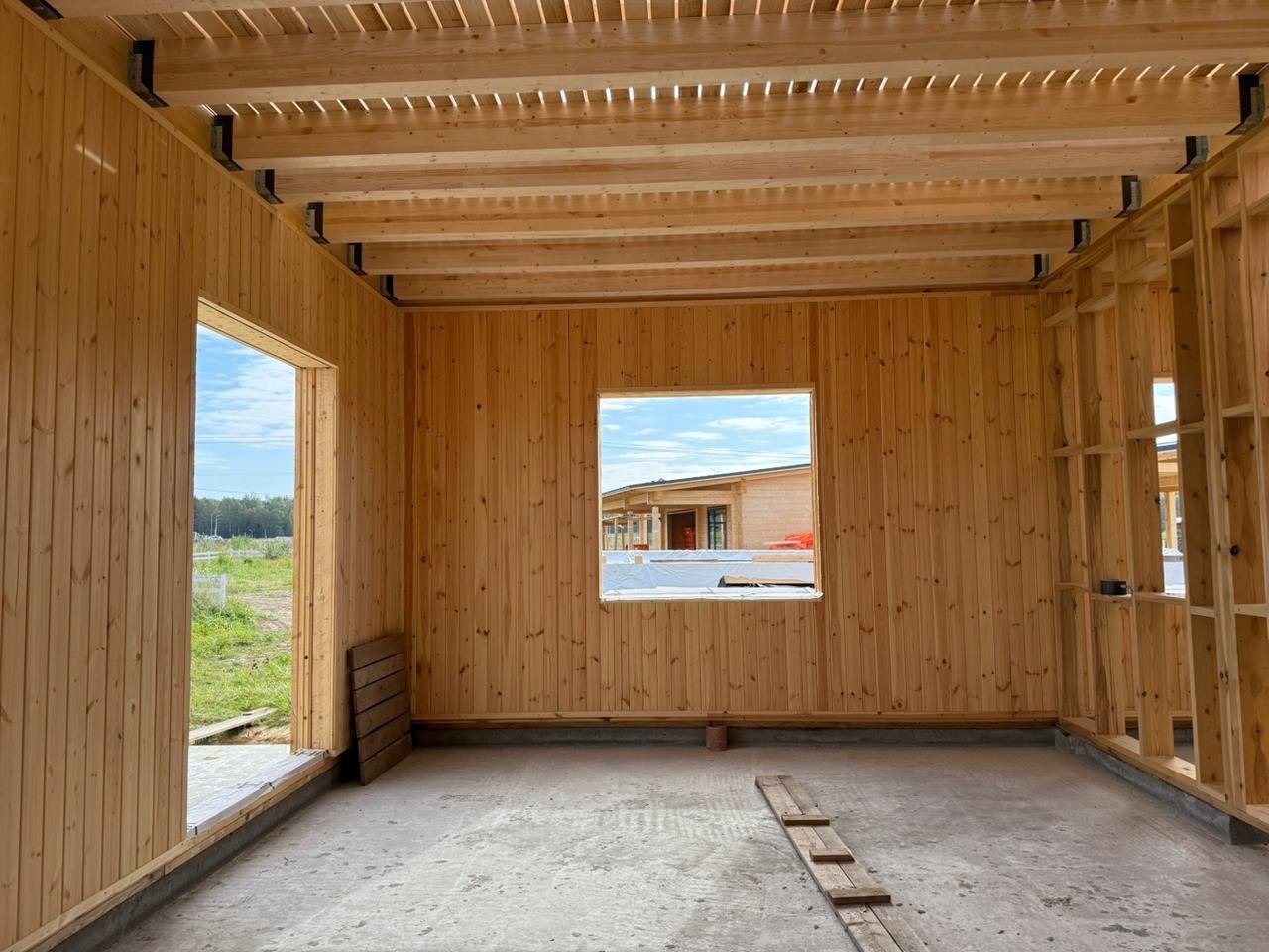 Design of the facade of a 320 m² cottage in Zavdovo