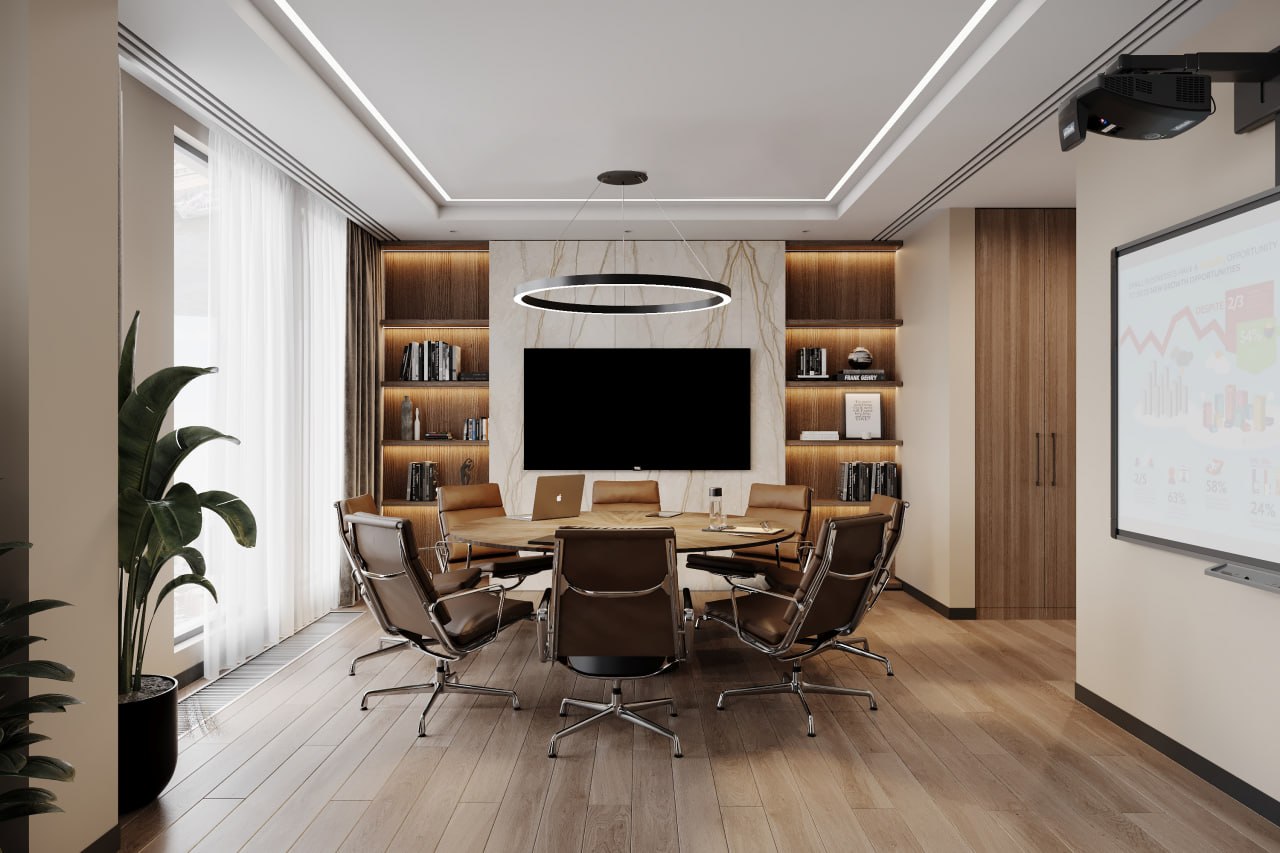 Executive Office Design - Polyus Company — Moscow