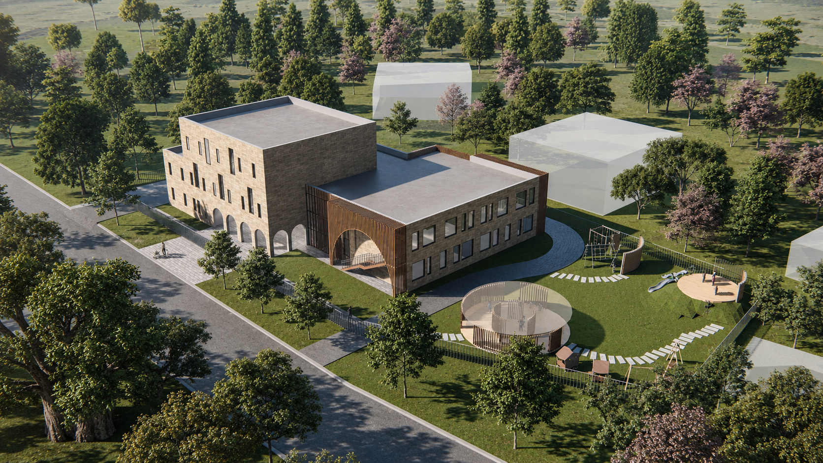 The concept of a kindergarten for 40 children in Dagestan