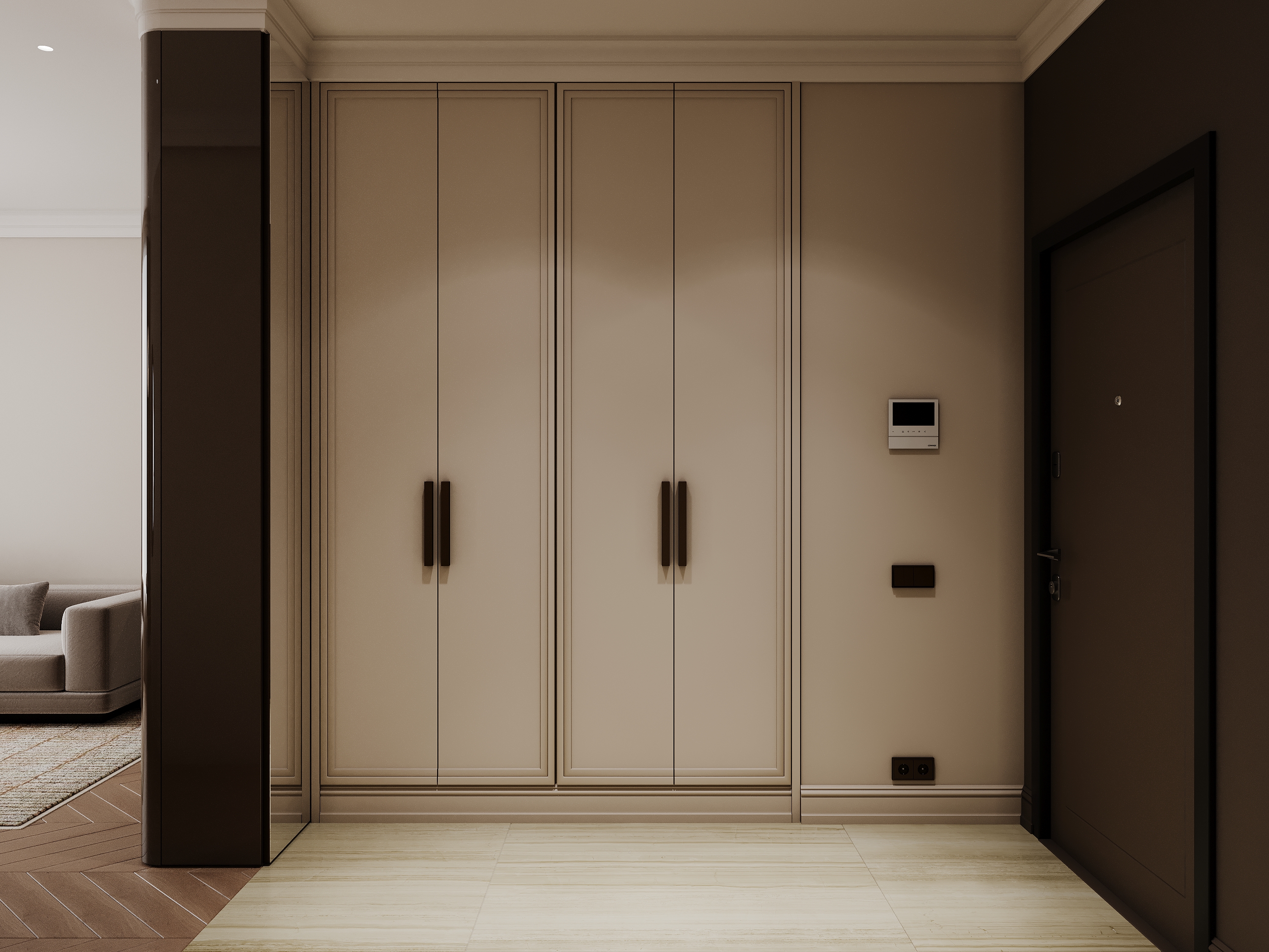 Design of an apartment of 40 m² in Moscow. LCD Symbol