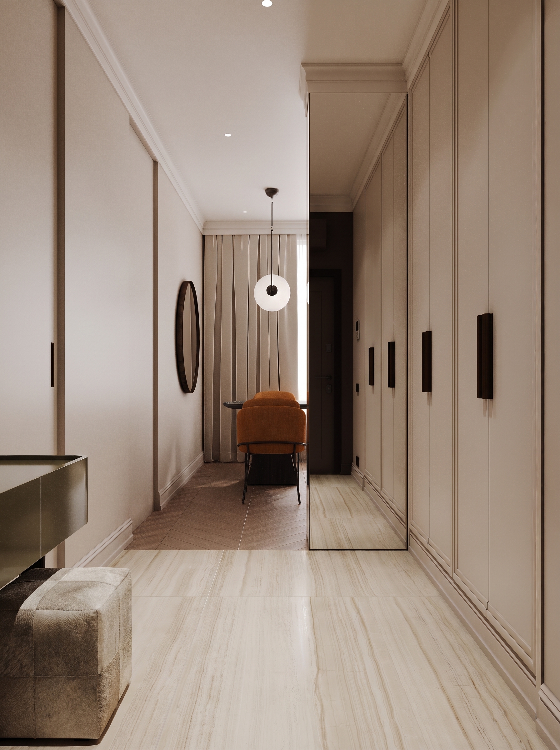 Design of an apartment of 40 m² in Moscow. LCD Symbol