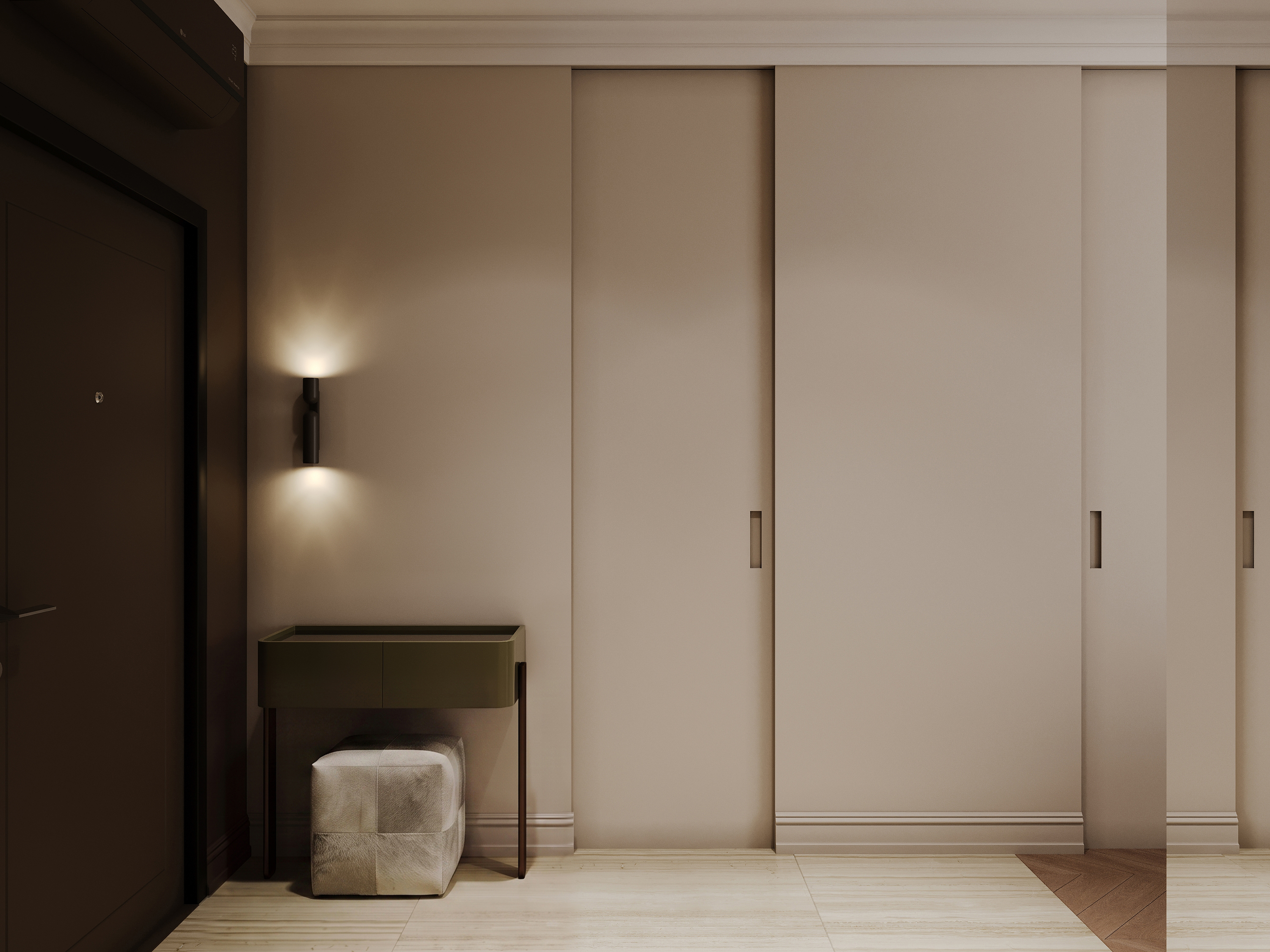 Design of an apartment of 40 m² in Moscow. LCD Symbol