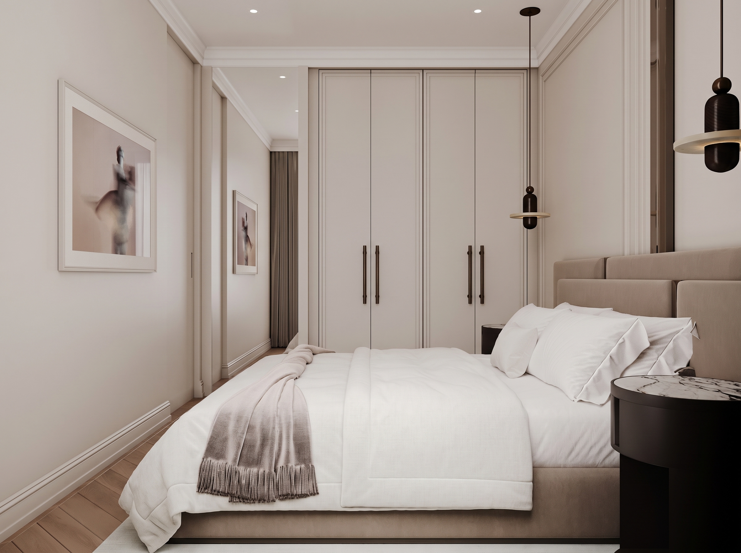 Design of an apartment of 40 m² in Moscow. LCD Symbol