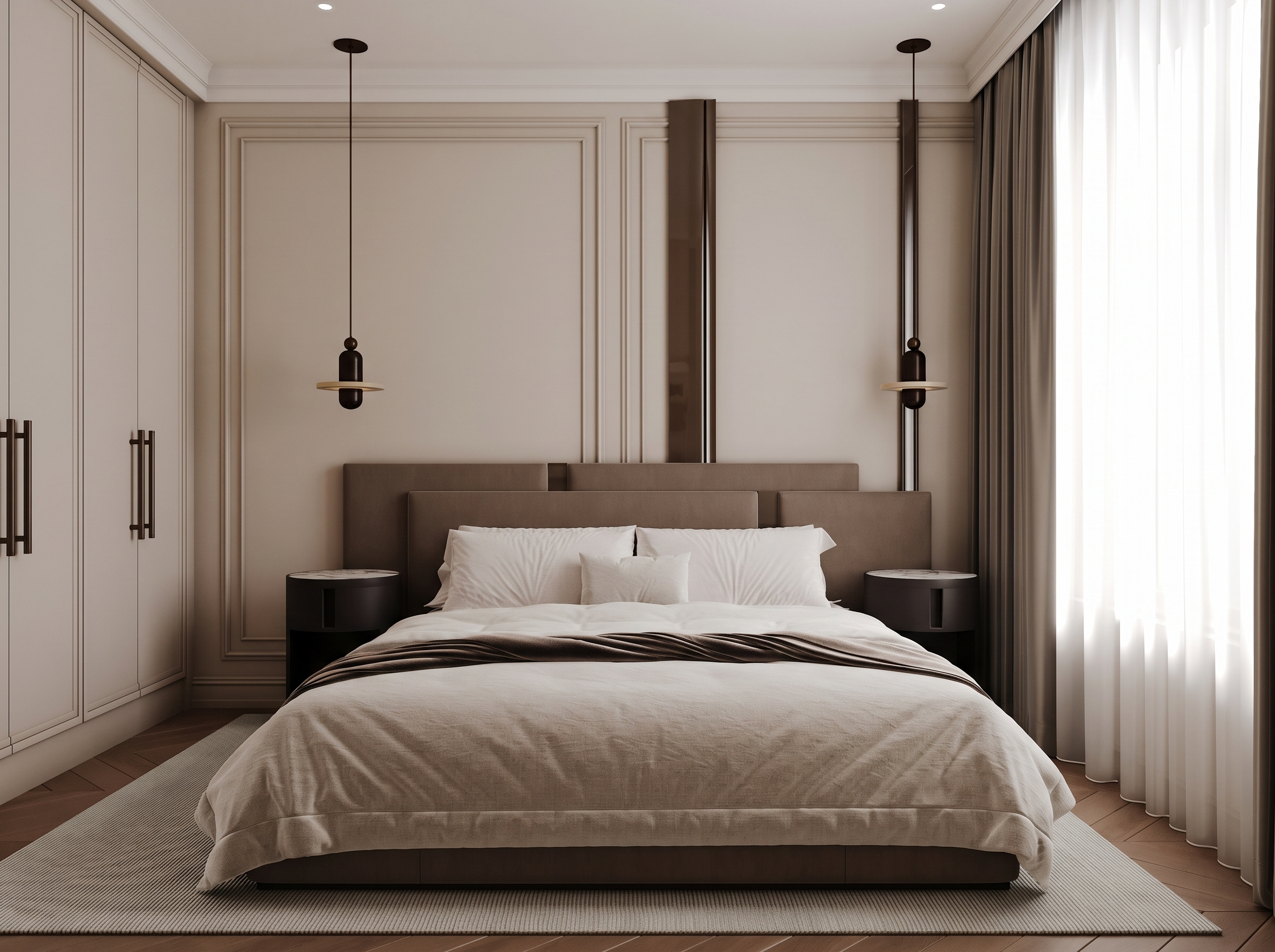 Design of an apartment of 40 m² in Moscow. LCD Symbol