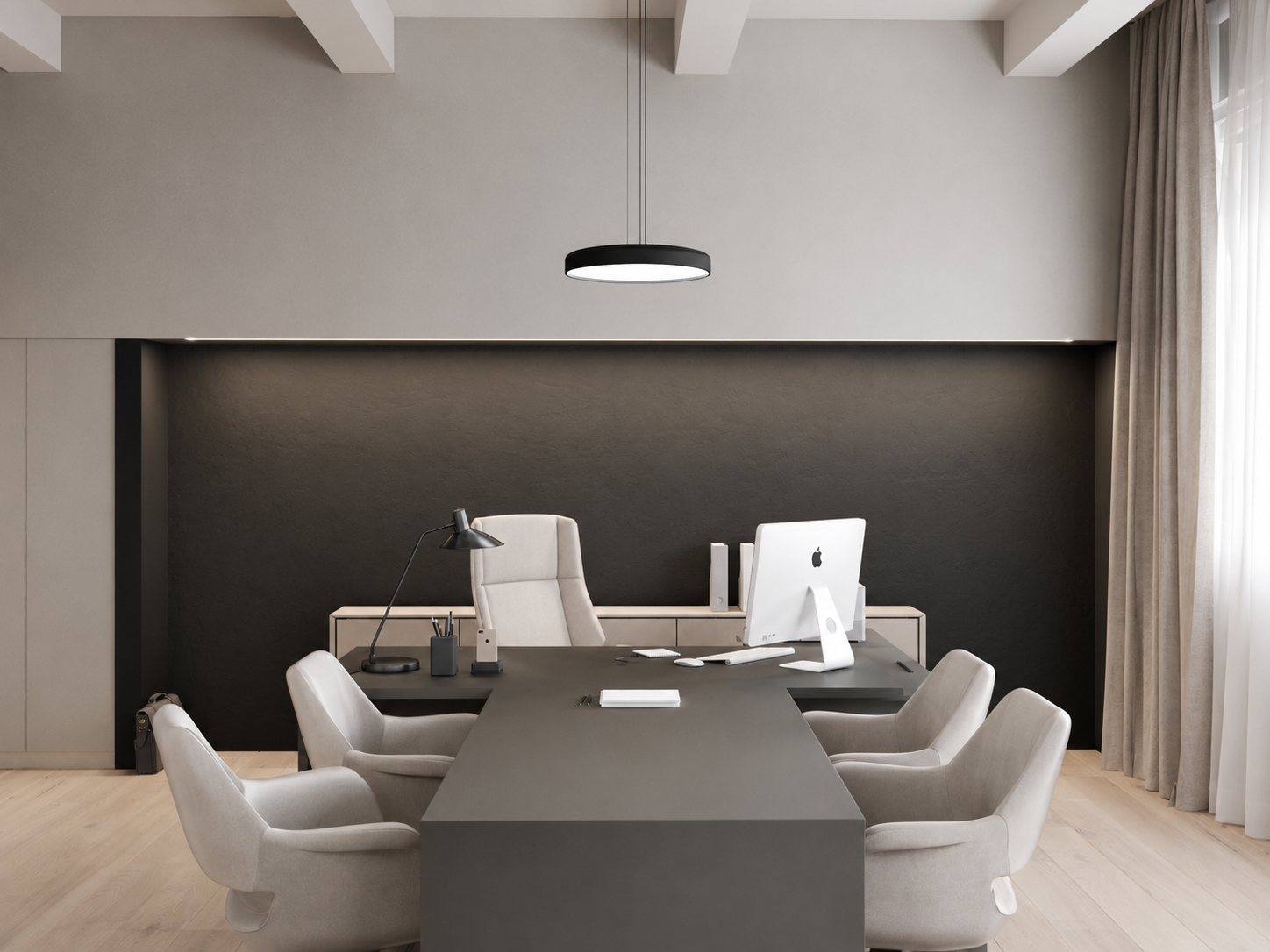 Дизайн офиса 270 м² производственной компании Химик