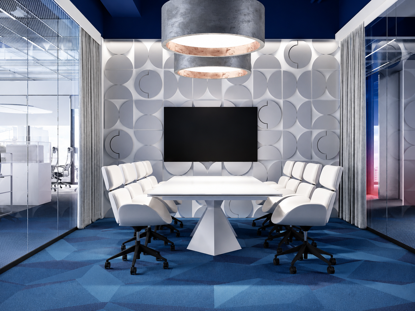 Design competition for an office project of 460 m² for Sovcombank in Saratov