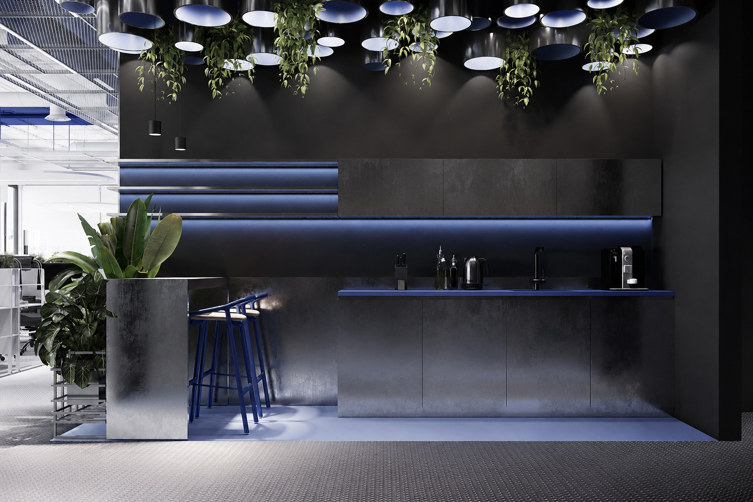 Design competition for an office project of 460 m² for Sovcombank in Saratov