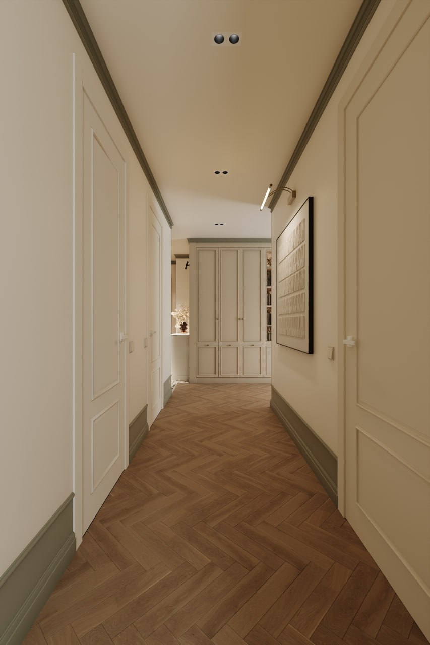 Apartment interior design 90 m² on maloy Filevskoy — Hallway