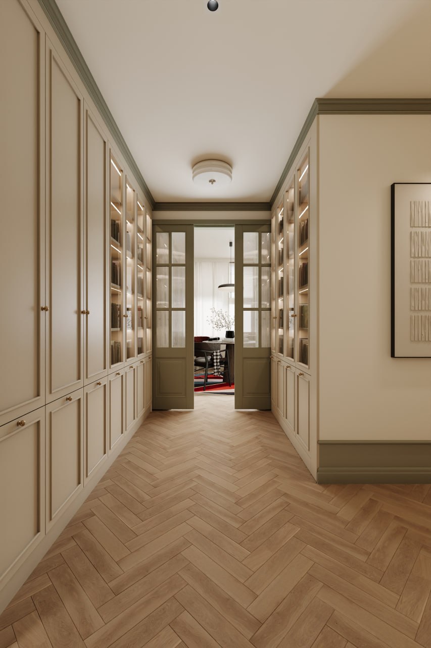 Apartment interior design 90 m² on maloy Filevskoy — Hallway
