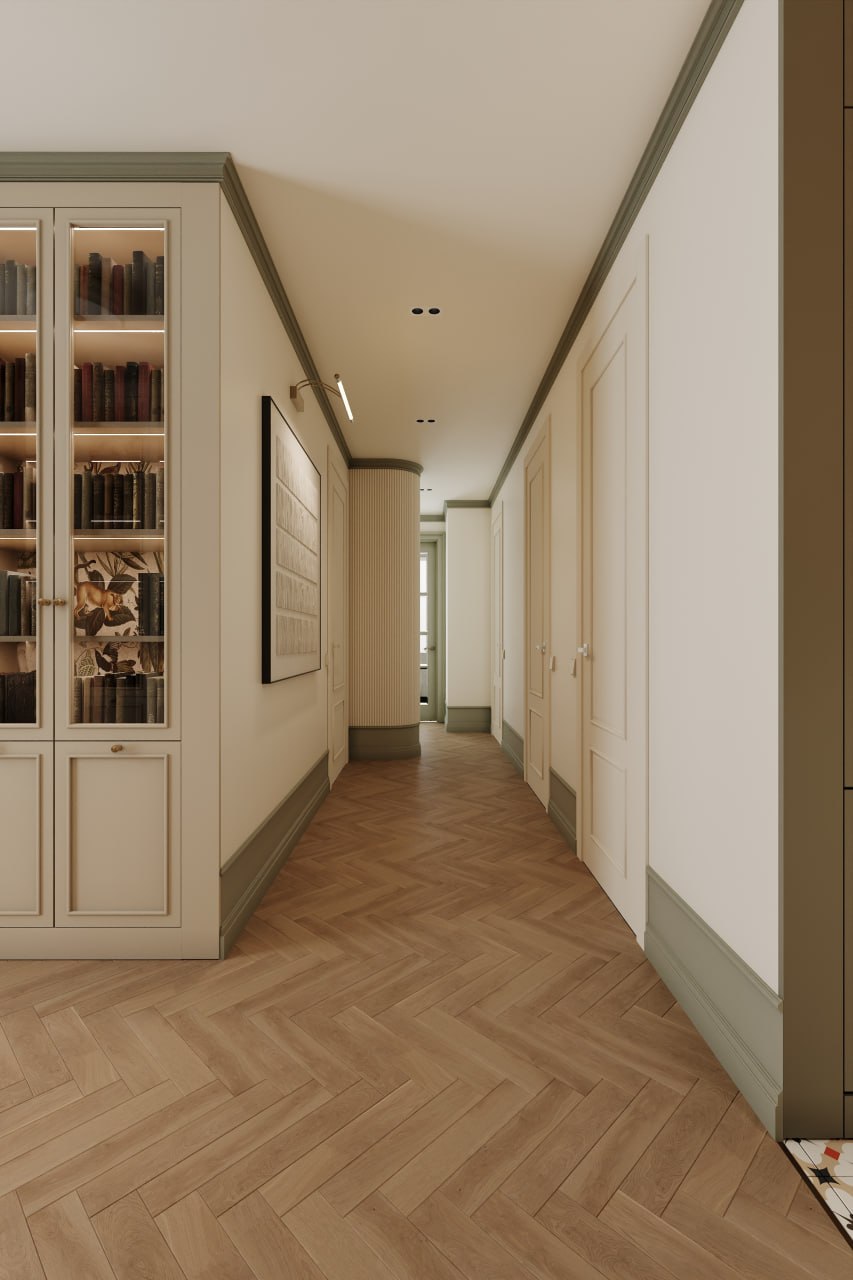 Apartment interior design 90 m² on maloy Filevskoy — Hallway