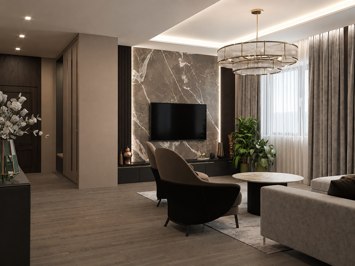 Room "Lux" in the hotel and restaurant complex of LLC "Ural Cliff" — Living room