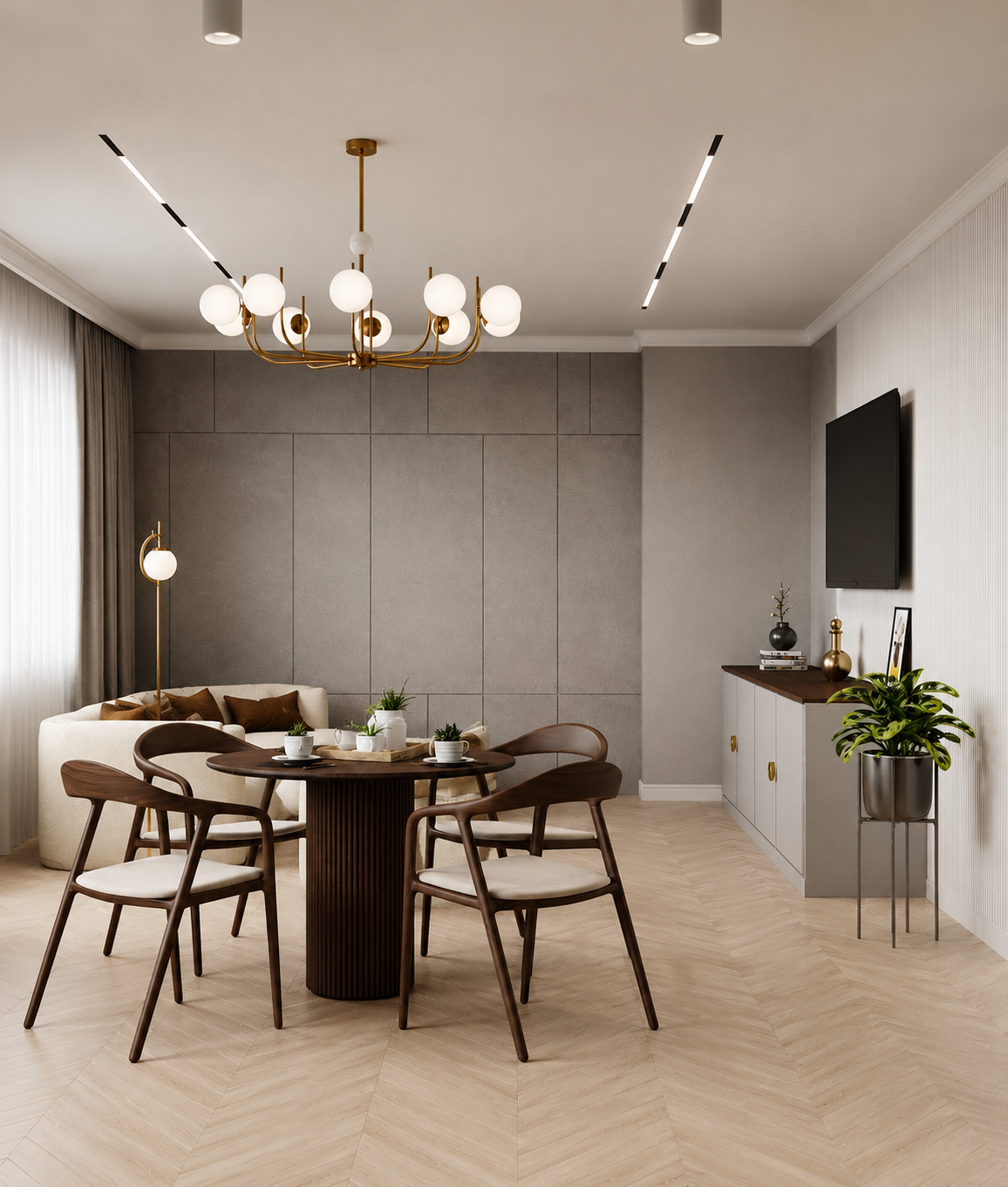 Room "Comfort+" in the hotel and restaurant complex of LLC "Ural Cliff" — Living room