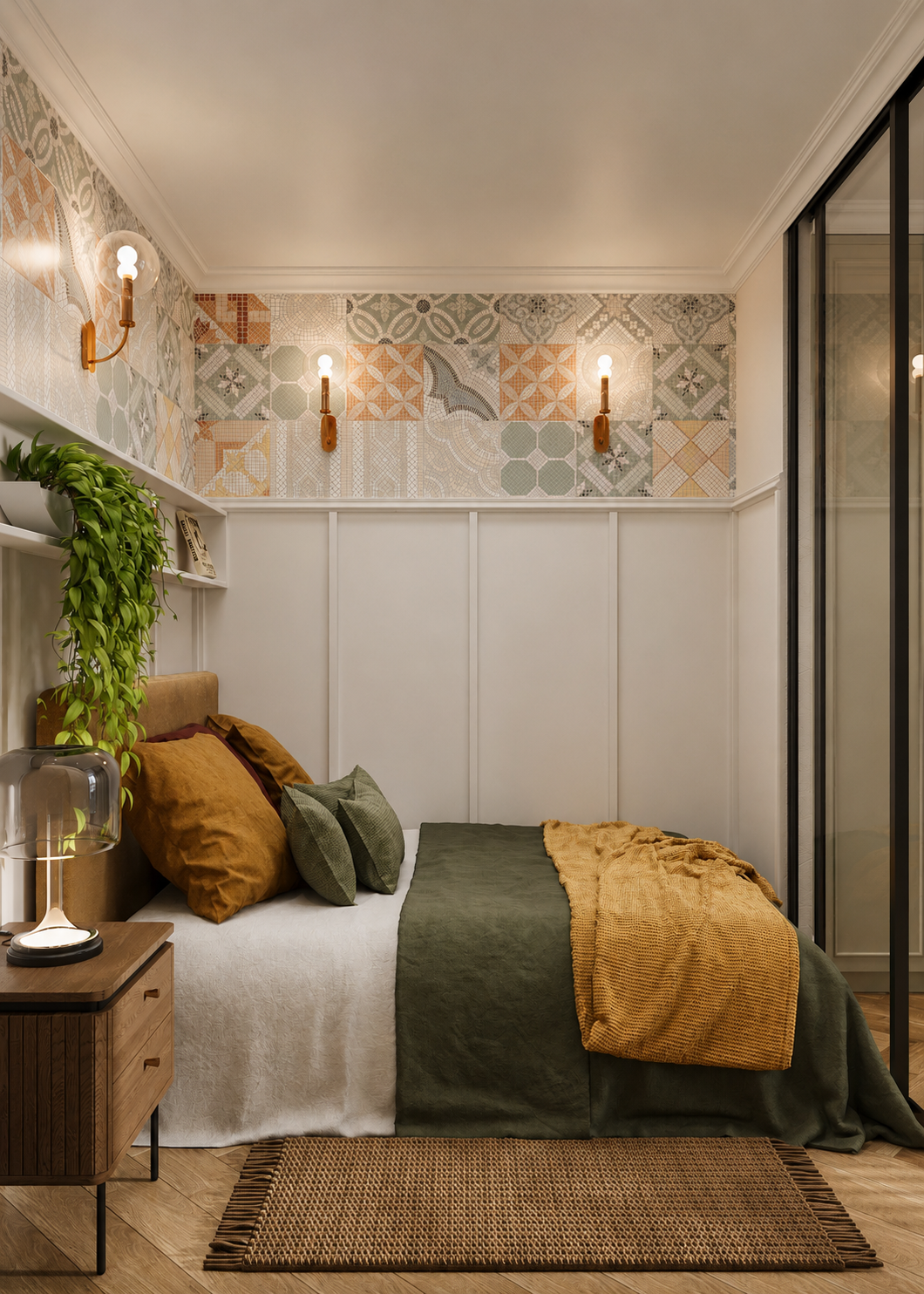 Apartment design project 41 m² — Bedroom