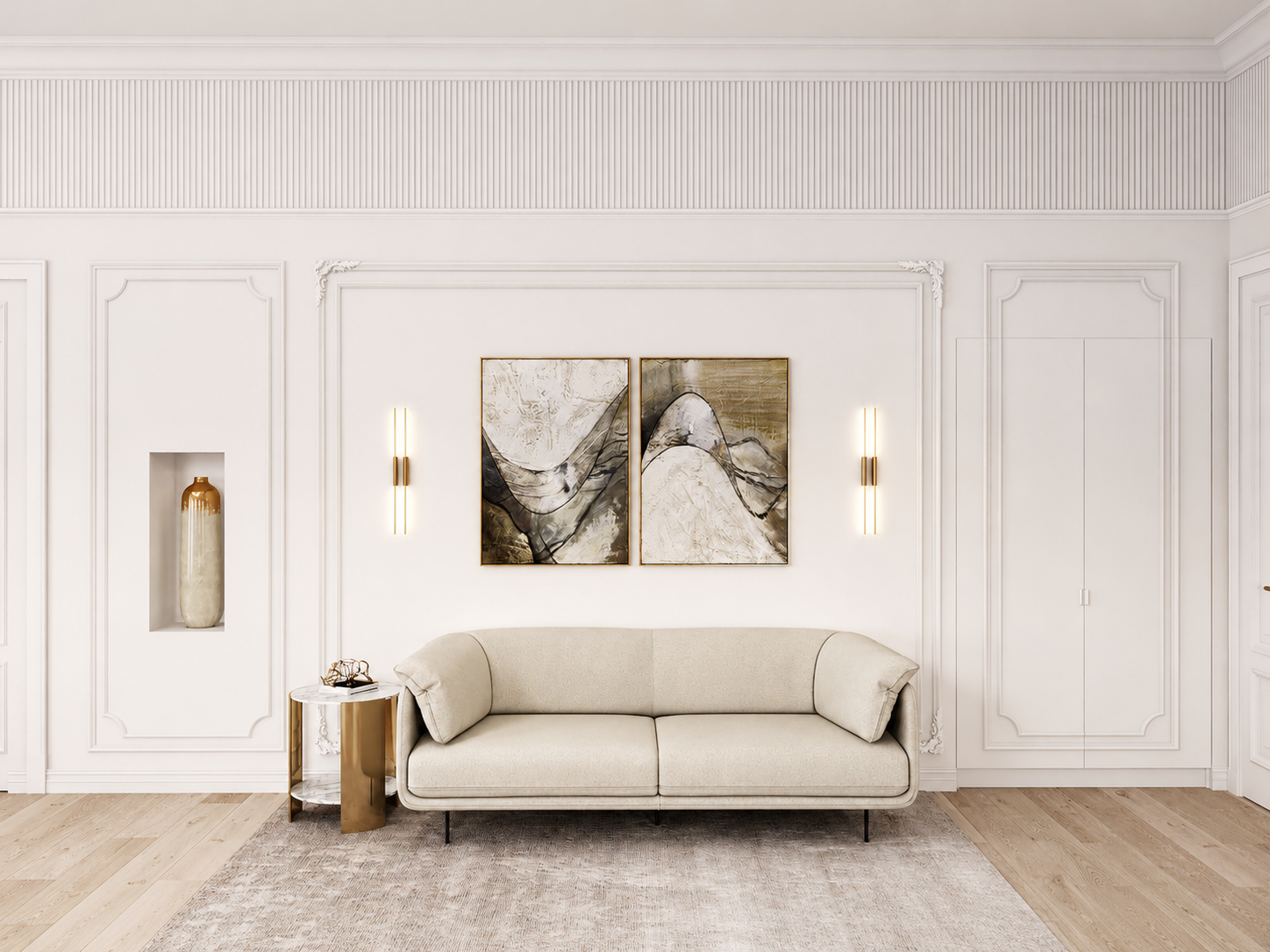 Office interior design in osobnyake 1142 m² — Director's office